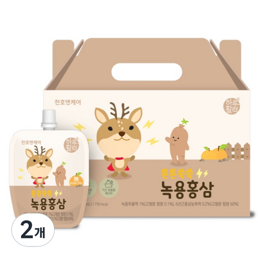 천호엔케어 튼튼쑥쑥 어린이 녹용홍삼 30p