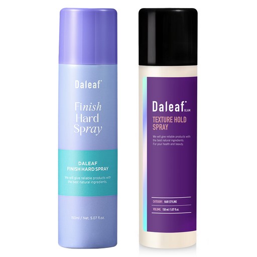 달리프 글램 텍스쳐 홀드 헤어 스프레이 150ml + 달리프 글램 피니쉬 하드 헤어 스프레이 150ml