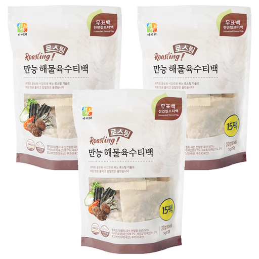석하 로스팅 해물육수 티백 15p