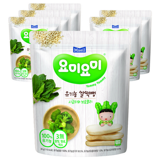 매일유업 요미요미 유기농 쌀떡뻥 30g