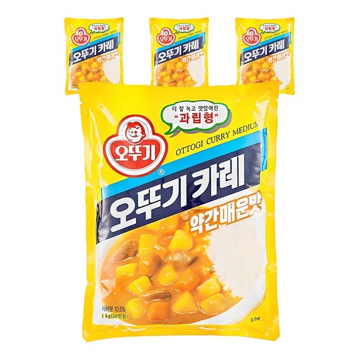 오뚜기 카레 (약간매운맛) 1kg
