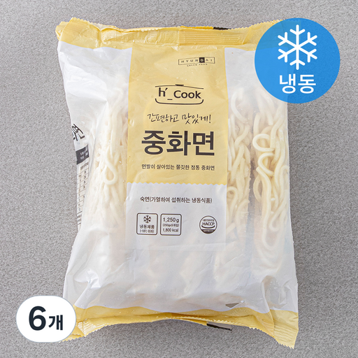 에이치쿡 중화면 5입 (냉동)