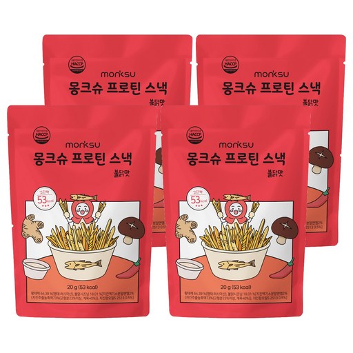 몽크슈 프로틴 스낵 불닭맛