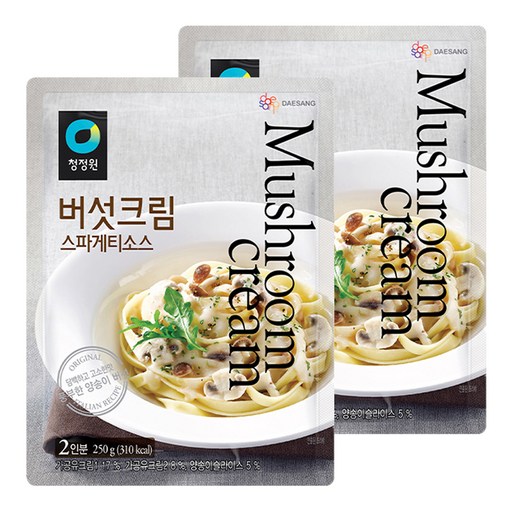 청정원 버섯크림 스파게티소스