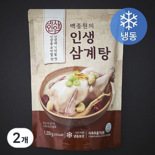 백종원 인생 삼계탕 (냉동)