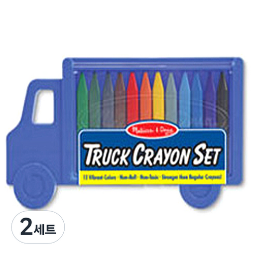 멜리사엔더그 크레용 12색 트럭 MD4159