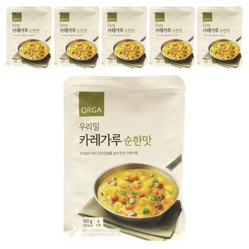 올가홀푸드 우리밀 카레가루 순한맛