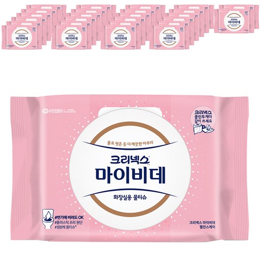 마이비데 벨런스케어 화장실용 물티슈 캡형