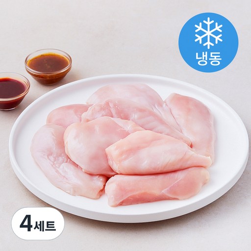마니커 IQF 닭가슴살 1kg + 소스 100g x 2종 세트 (냉동)