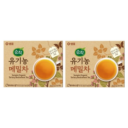 순작 유기농 메밀차