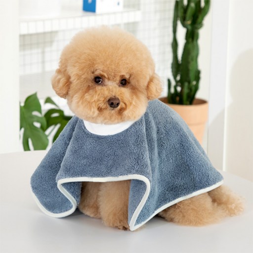 더플래 강아지 고양이 펫 드레스 타월