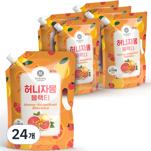 맥널티커피 허니 자몽 블랙티 대용량 파우치