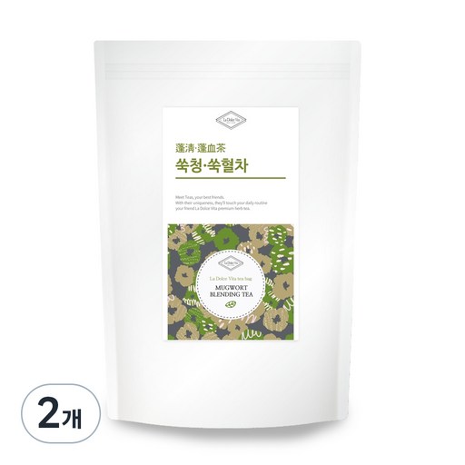 라돌체비타 쑥청차 쑥혈차 삼각티백