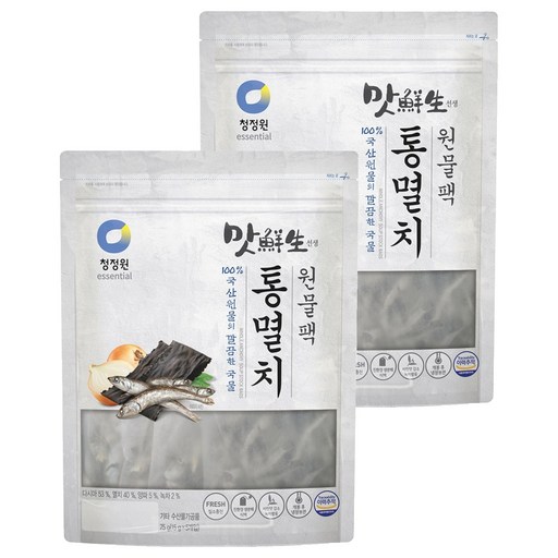 청정원 맛선생 통멸치 원물팩