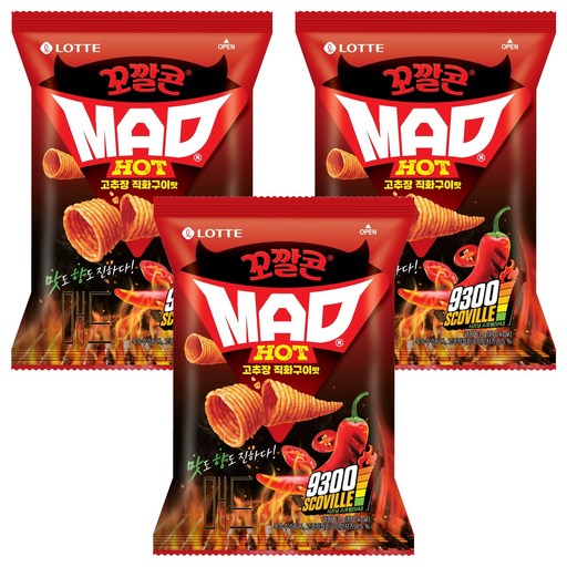 꼬깔콘 MAD HOT 고추장 직화구이맛