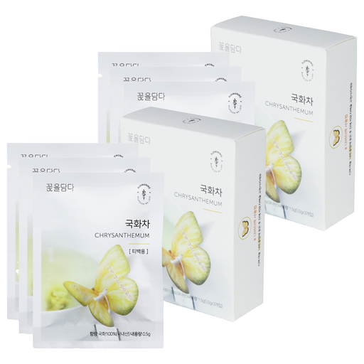 꽃을담다 나비티백 국화꽃차