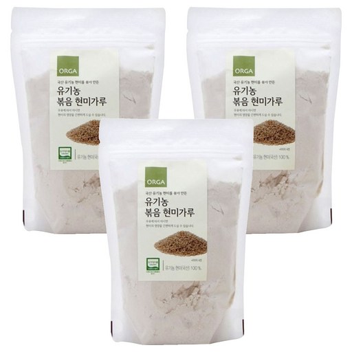 올가홀푸드 유기농 볶음 현미가루