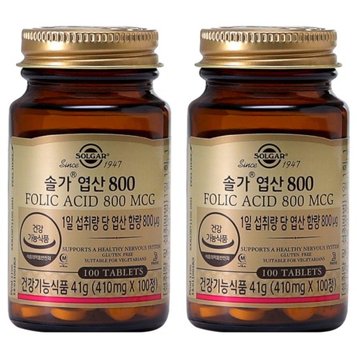 솔가 엽산 800