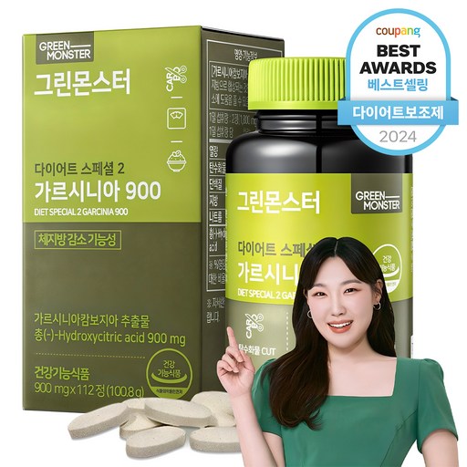 그린몬스터 다이어트 스페셜 2 가르시니아 900, 112정, 1개