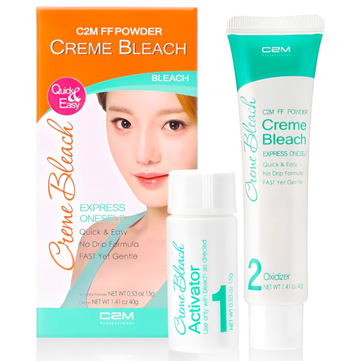 C2M 에프에프 파우더 크렘 브리치 탈색제