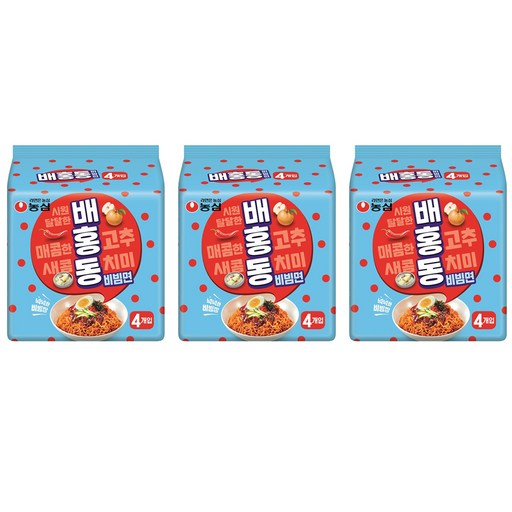 농심 배홍동 비빔면 137g