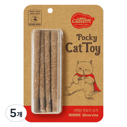 캣템 고양이 포키 장난감 0.5 x 13 cm 8p