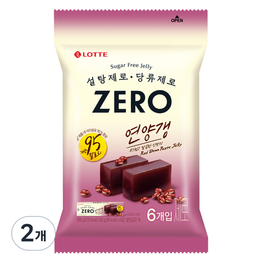 롯데제로 연양갱 50g x 6p