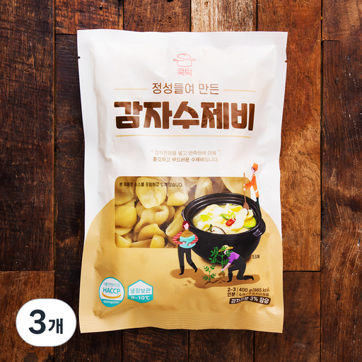 쿡탁 감자수제비 2~3인분