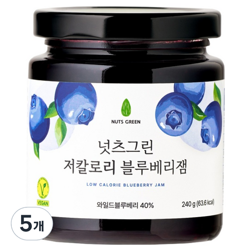 넛츠그린 저칼로리 블루베리잼