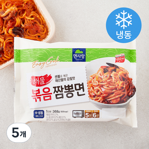 면사랑 볶음짬뽕면 1인분 (냉동)