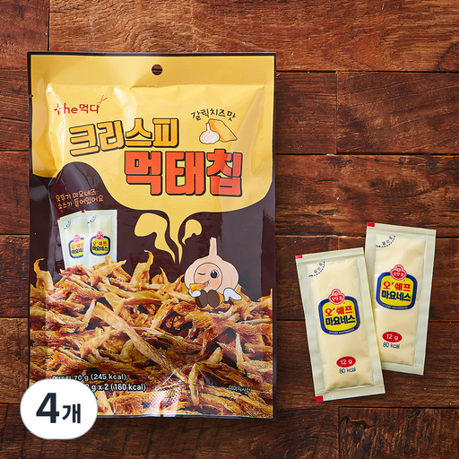 더먹다 크리스피 먹태칩 갈릭치즈맛