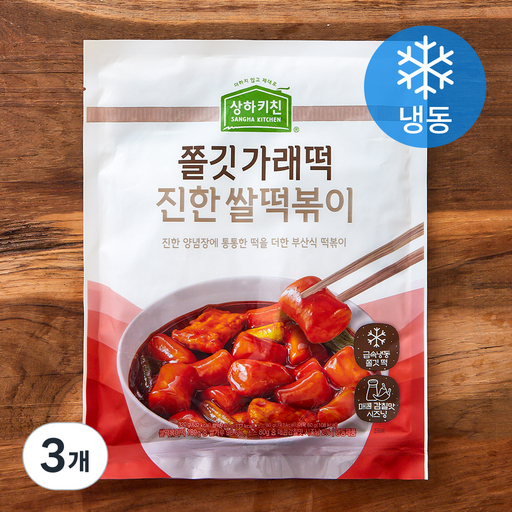 상하키친 쫄깃 가래떡 진한 쌀떡볶이 (냉동)