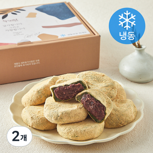 착한떡 콩쑥개떡 (냉동)