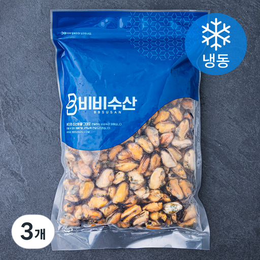 비비수산 큼직한 자숙 홍합살 (냉동)