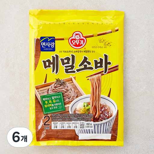 오뚜기 메밀소바 2인분