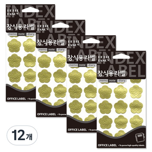 쁘띠팬시 장식용스티커 20-505 꽃라인 상스티커