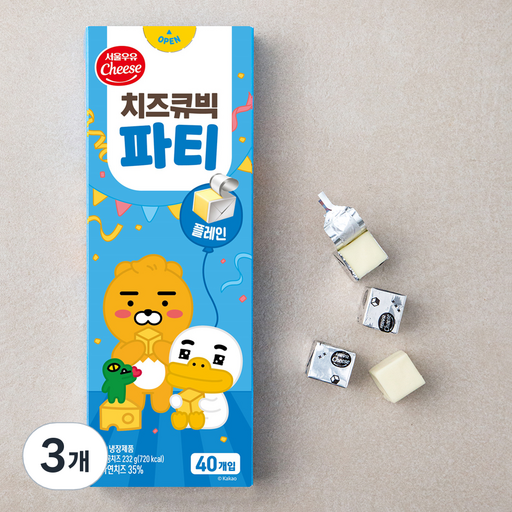 치즈큐빅 파티 플레인