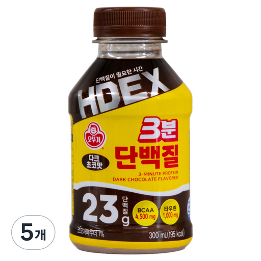 오뚜기3분 단백질 다크초코맛