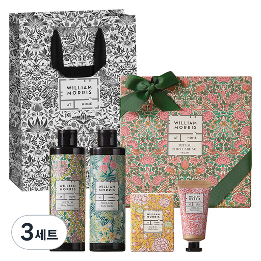 윌리엄모리스앳홈 리추얼 바디케어 4종 선물 세트 + 쇼핑백