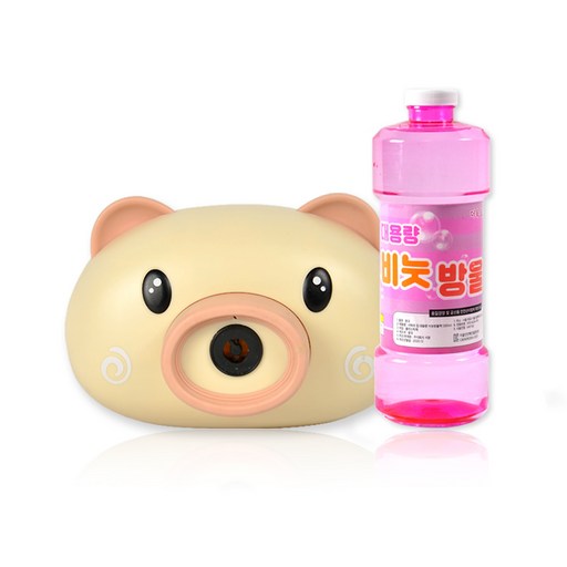 서하의집 자동 비눗방울 버블카메라 + 리필액 1250ml 세트
