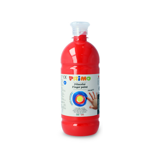 PRiMO 핑거페인트 물감 빨강