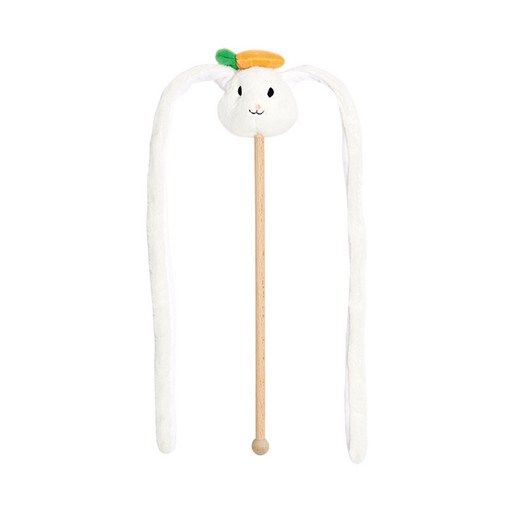 파스텔펫 고양이 롱이어 래빗 막대 장난감 가로 7cm x 세로 40cm