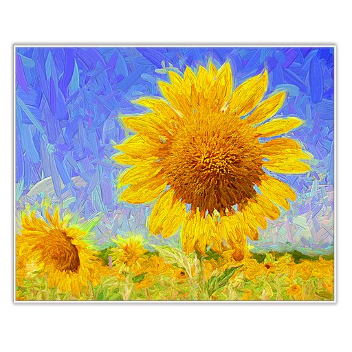 제이디아트 해바라기 그림 인테리어액자 IDP-016-L
