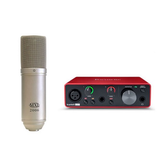 Focusrite Scarlett Solo 3rd Gen 오디오인터페이스 + 콘덴서마이크