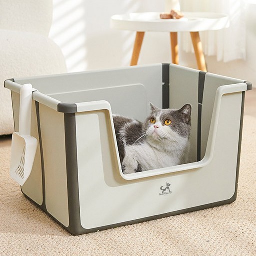 딩동펫 고양이 라인 접이식 화장실