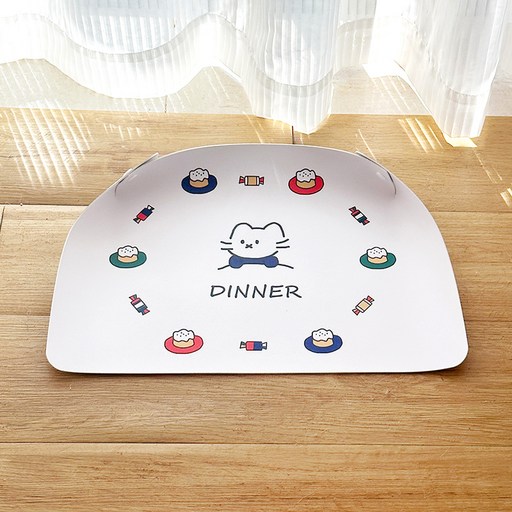 파스텔펫 반려동물 디너 흘림방지 식기매트 45 x 26 cm