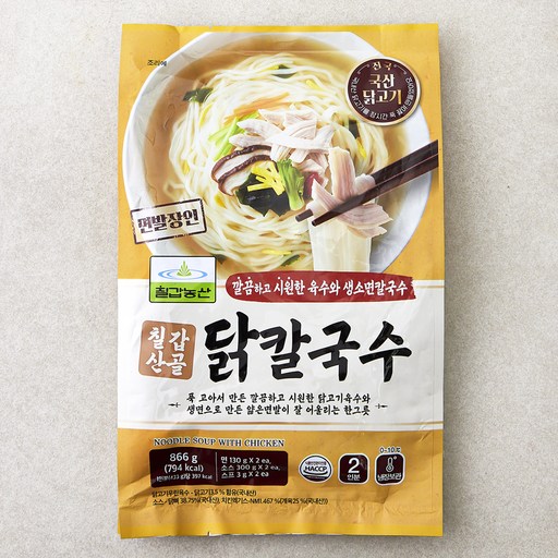 칠갑농산 칠갑산골 닭칼국수
