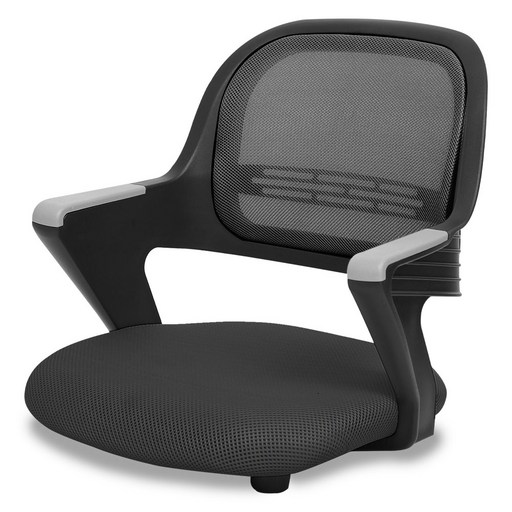 체어포커스 알라딘 좌식의자 메쉬 AL-D250 BK