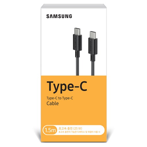 삼성전자 Type-C to Type-C 케이블 SS-CH6115B