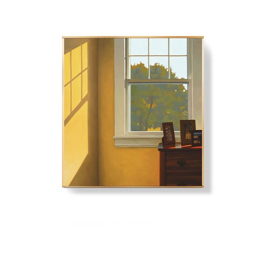 뷰넷 따뜻한 방안 의자 그림 액자 YBW9313-B